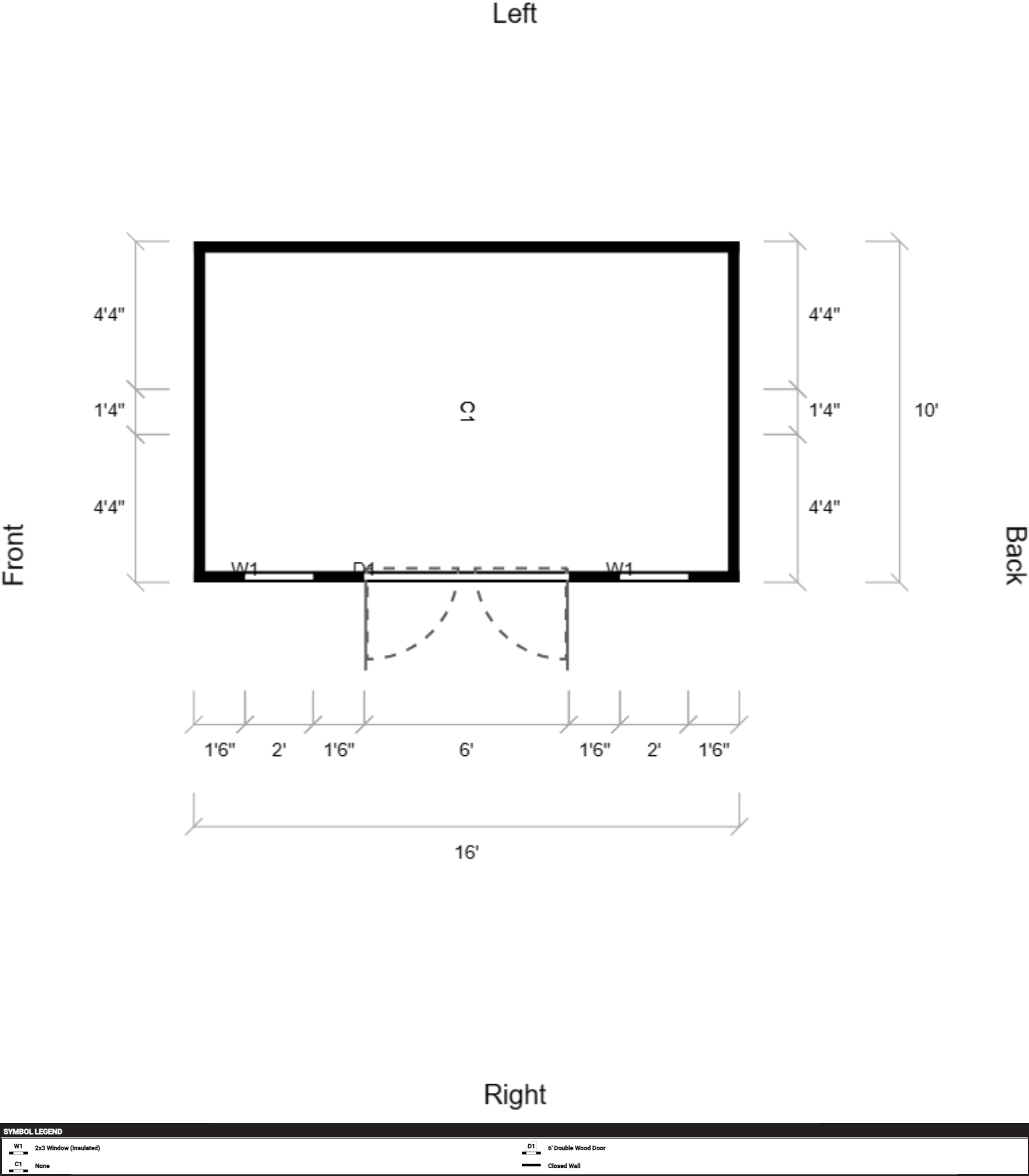 Side Garden Shed 10x16 - Image 2