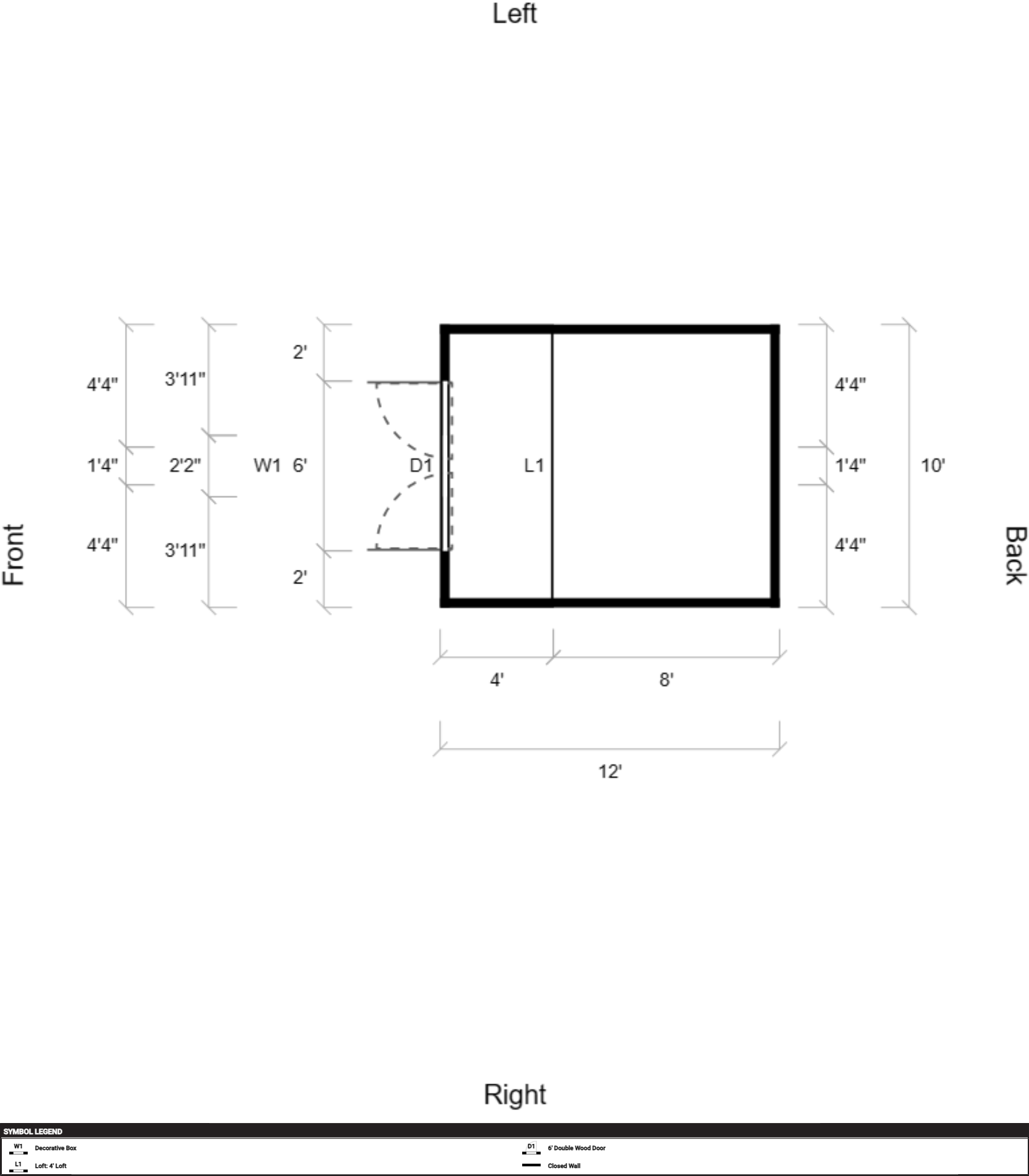 Lofted Barn 10x12 - Image 2
