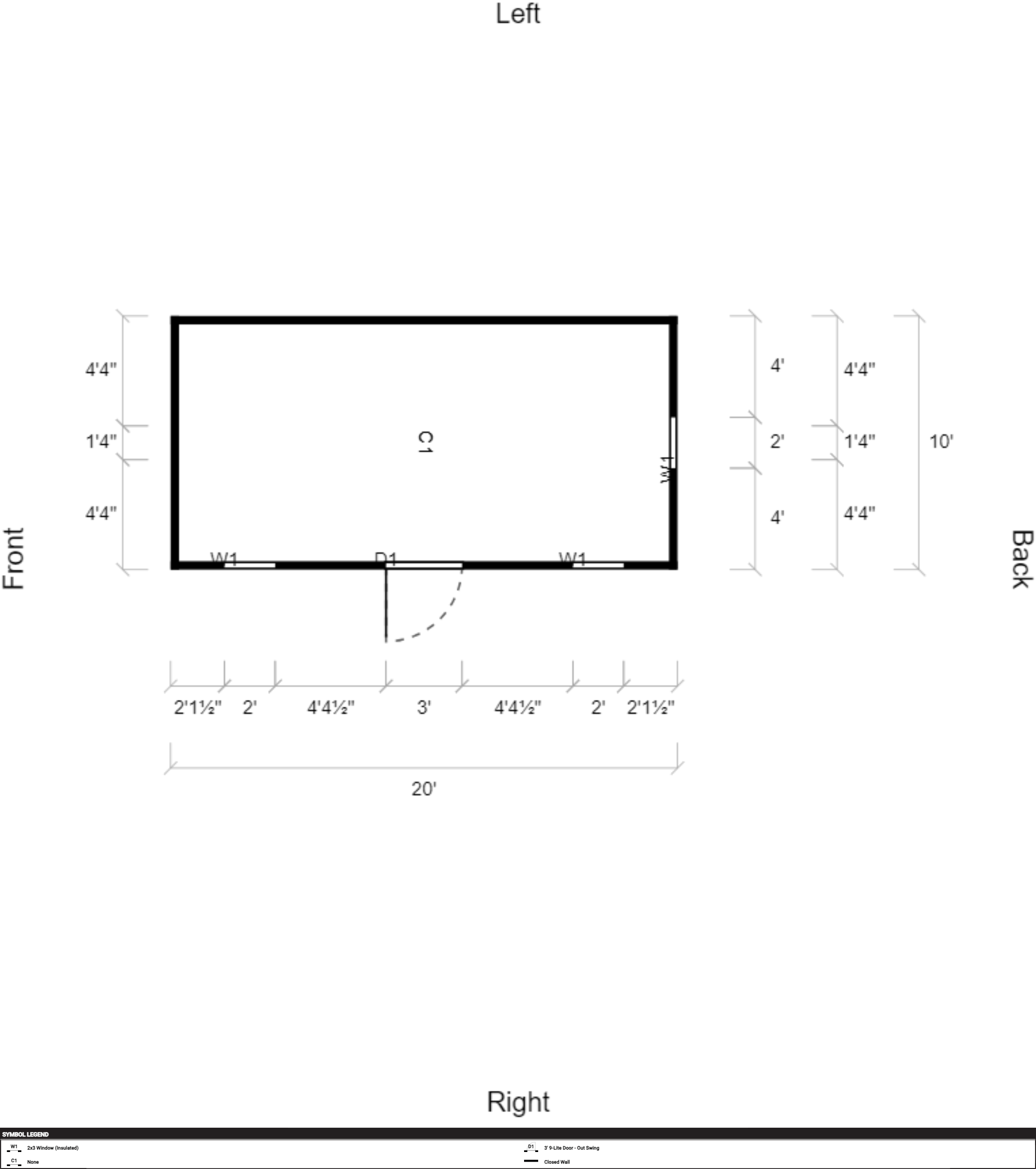 Side Garden Shed 10x20 - Image 2