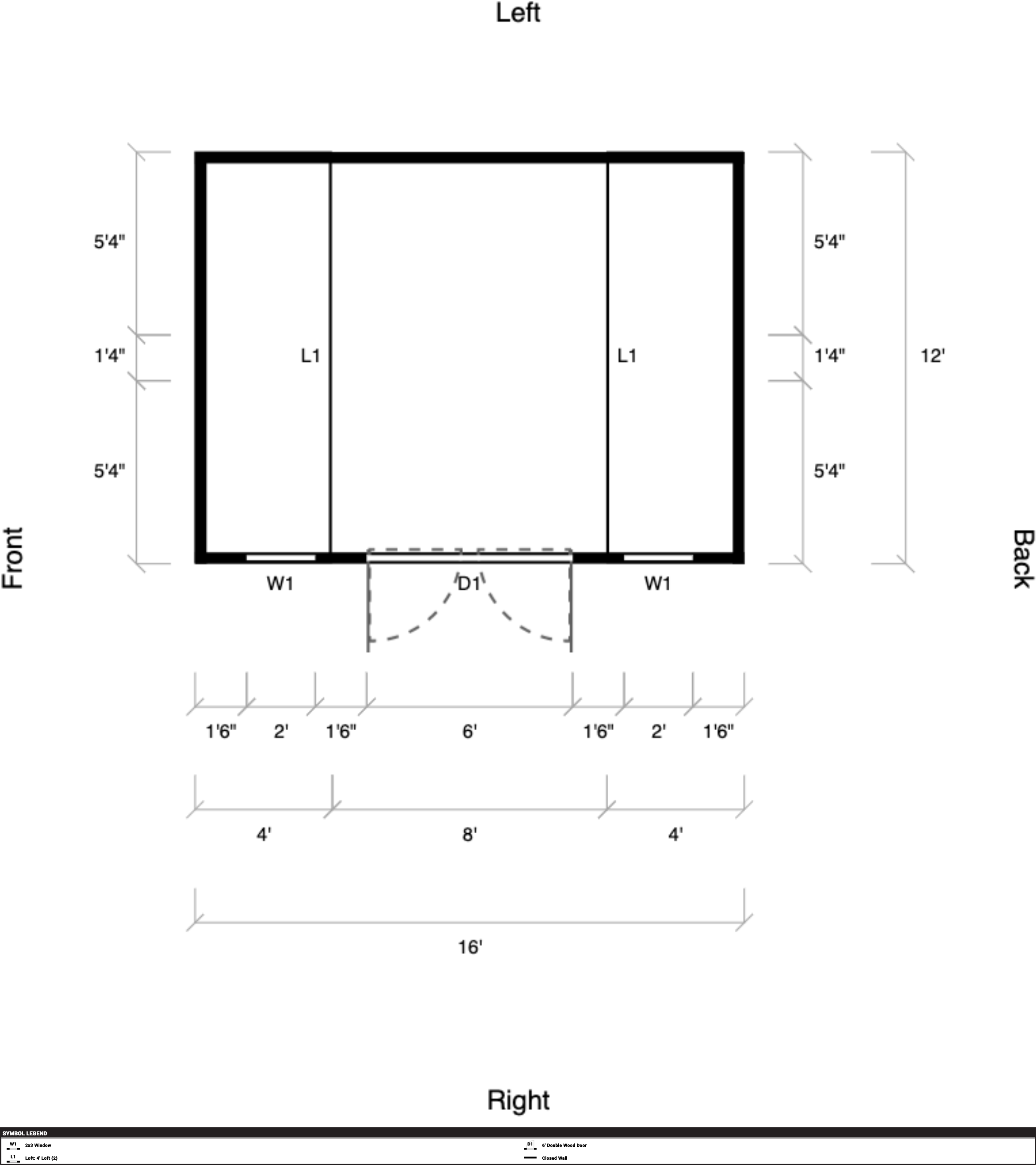 Side lofted barn 12 16 c j storage solutions