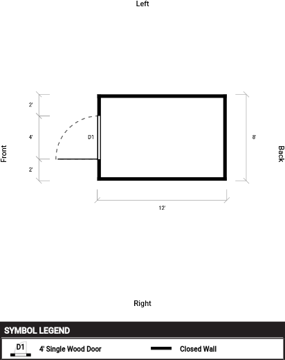 Garden Shed Economy 8x12 - Image 2