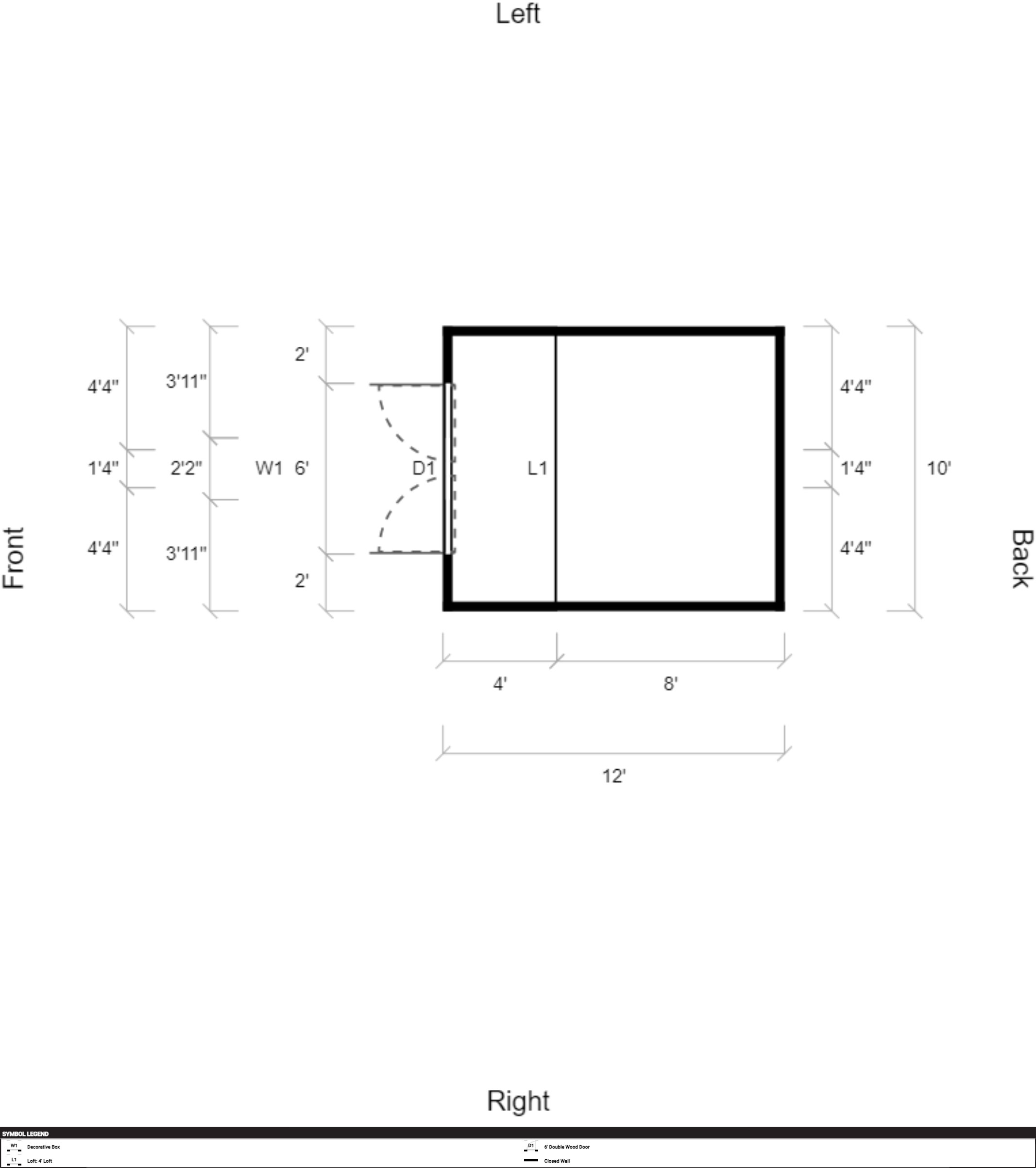 Lofted Barn 10x12 - Image 2