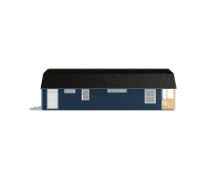 Deluxe Lofted Barn Cabin 16x40 - Image 4