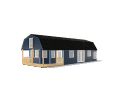 Deluxe Lofted Barn Cabin 16x40