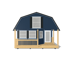 Deluxe Lofted Barn Cabin 16x40 - Image 6