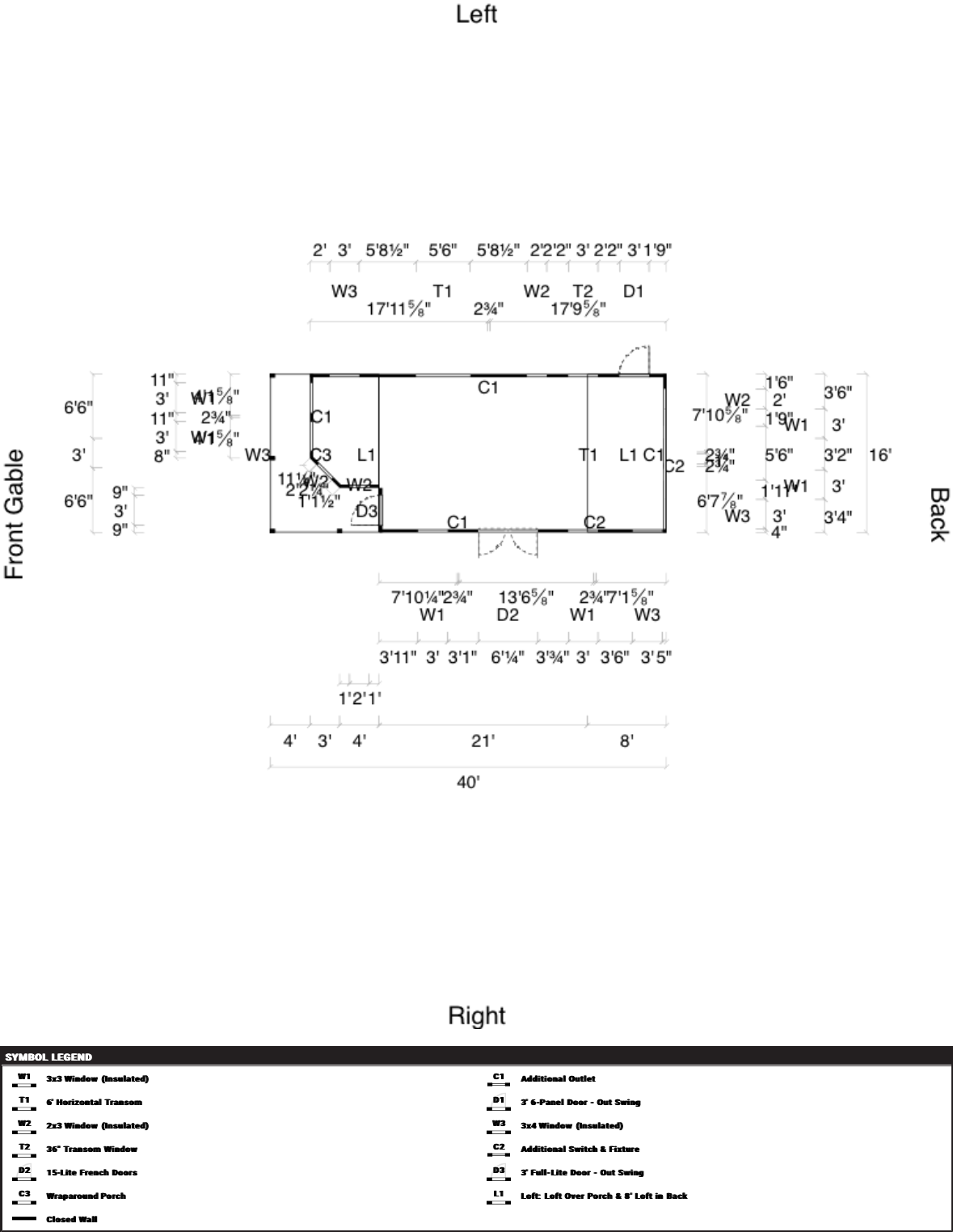 Deluxe Lofted Barn Cabin 16x40 - Image 2