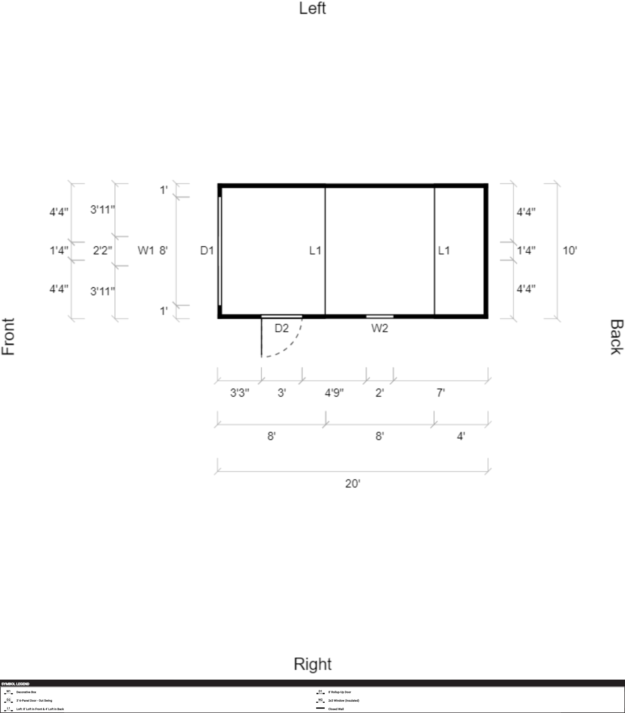 Lofted Barn 10x20 - Image 2