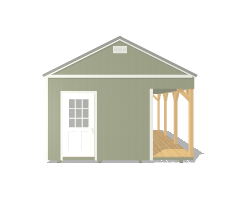 Side Porch Cabin 14x20 - Image 6