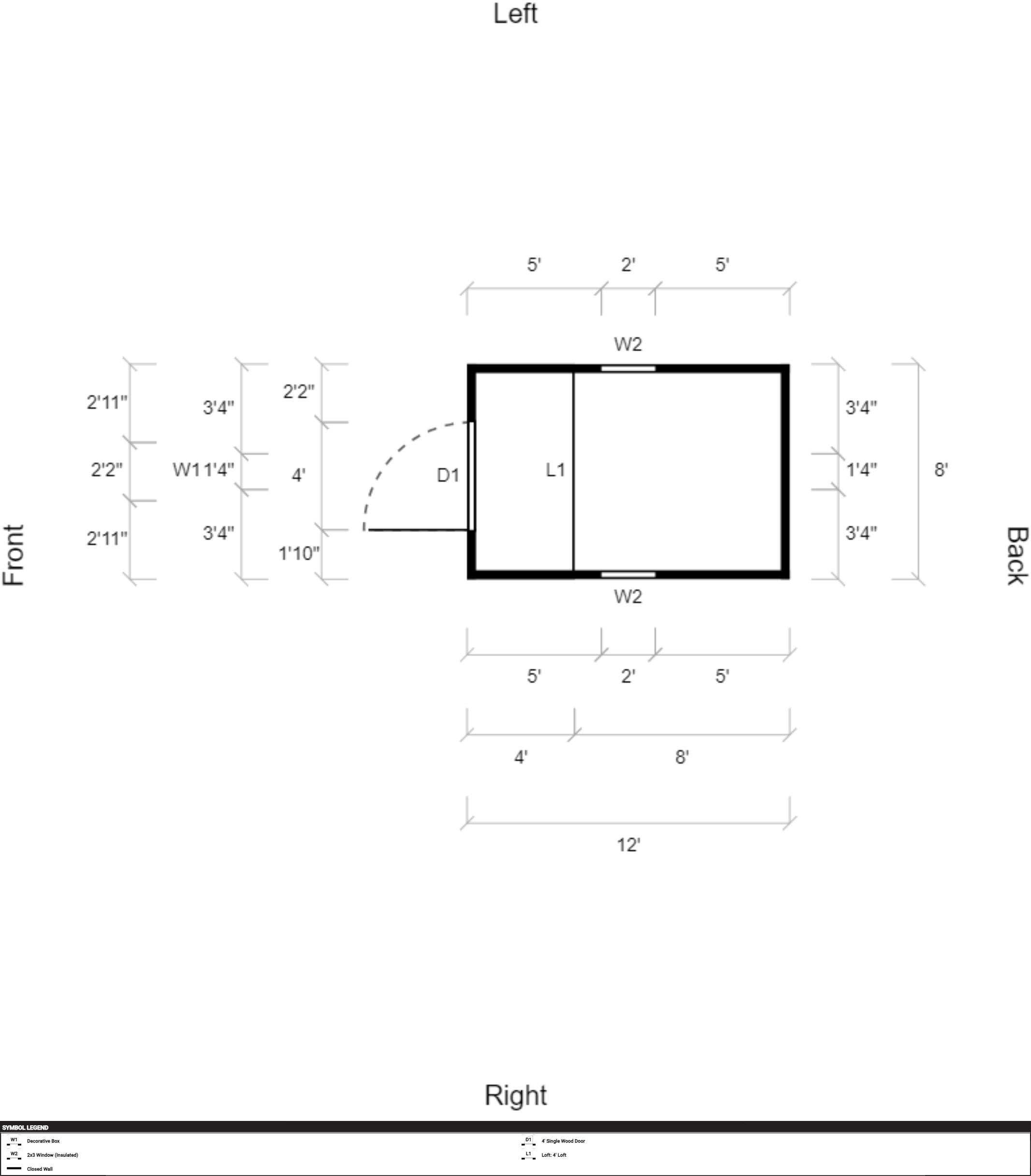 Lofted Barn 8x12 - Image 2