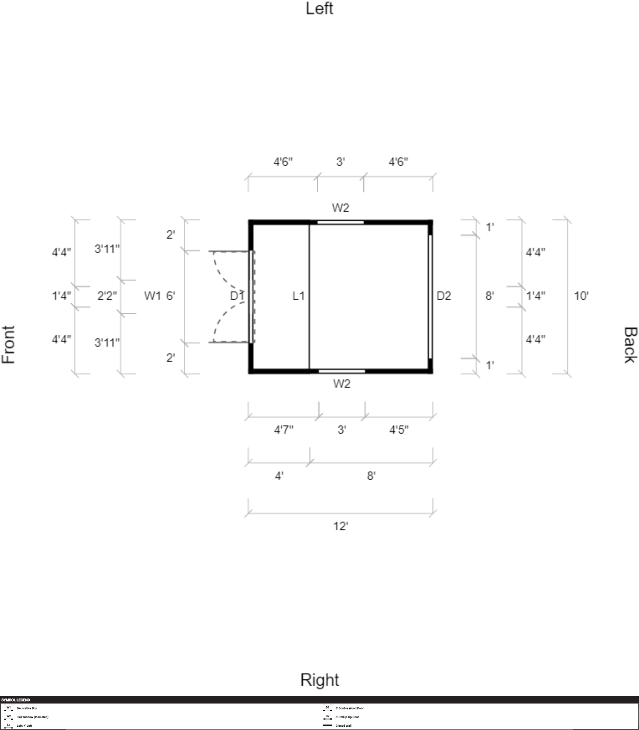 Lofted barn 10 12 c j storage solutions