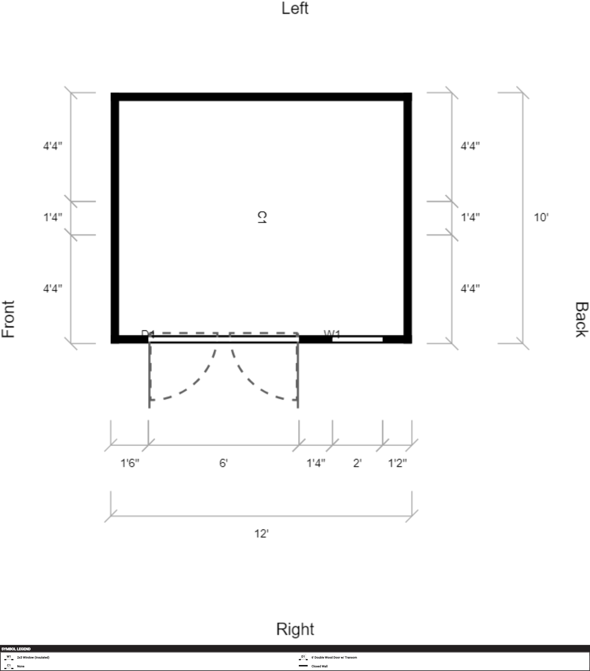 Side Garden Shed 10x12 - Image 2