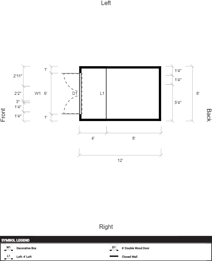 Lofted Barn 8x12 - Image 2