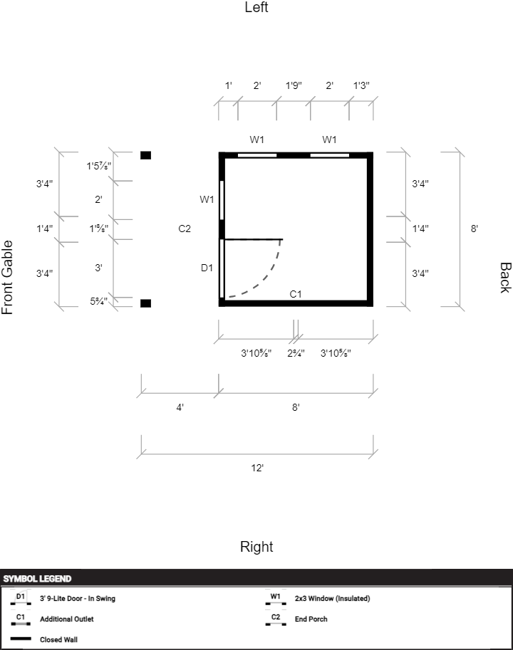 Standard Cabin 8x12 - Image 2