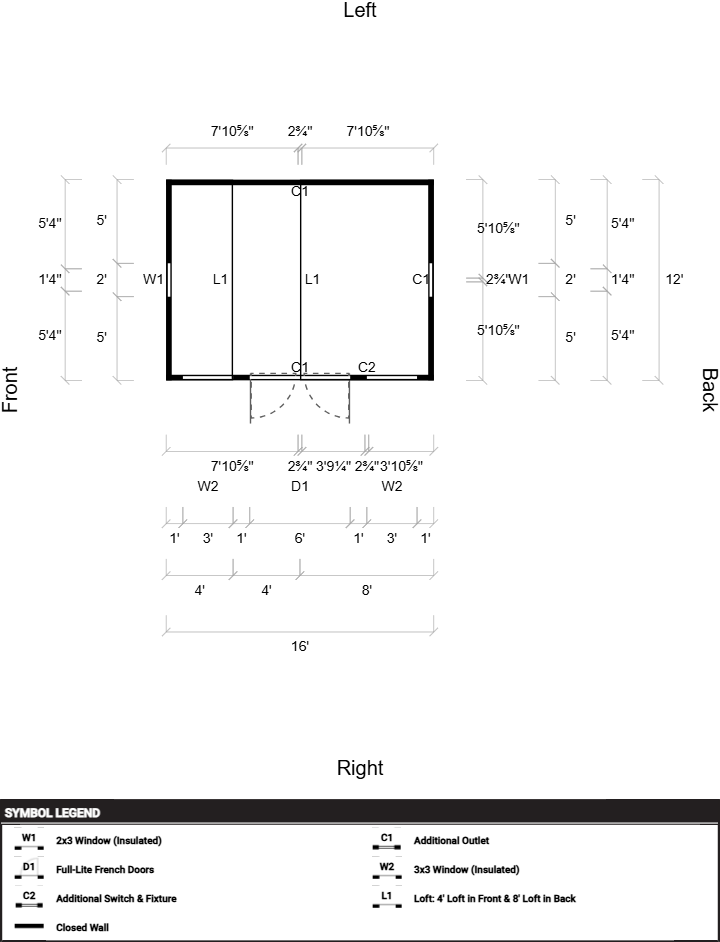 Lofted Barn 12x16 - Image 2