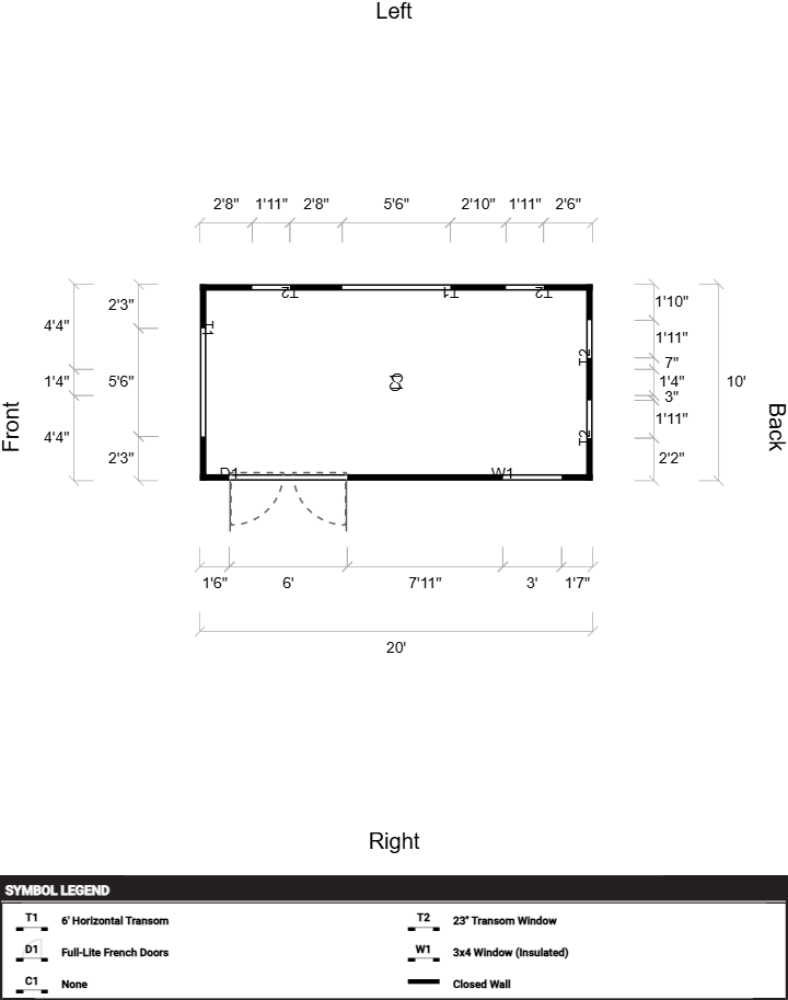 Side Garden Shed 10x20 - Image 2