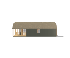 Deluxe Lofted Barn Cabin 14x36 - Image 3