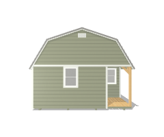 Lofted Corner Porch Cabin 16x40 - Image 6