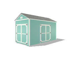 Side Garden Shed 8x16