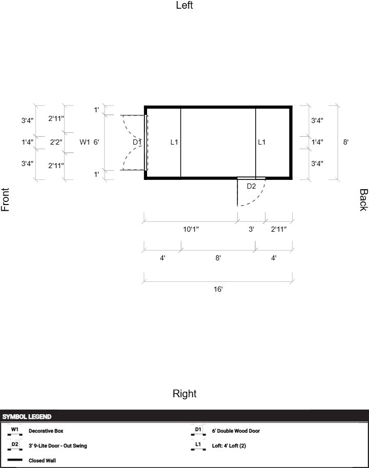 Lofted Barn 8x16 - Image 2