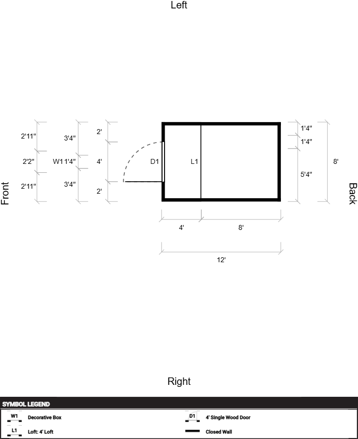 Lofted Barn 8x12 - Image 2