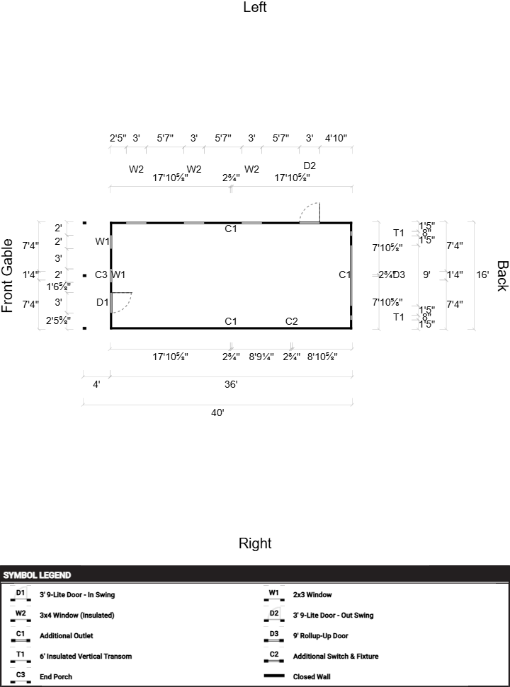 Standard Cabin 16x40 - Image 2