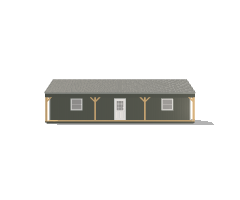 Side Porch Cabin 16x40 - Image 3