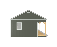 Side Porch Cabin 16x40 - Image 6