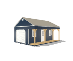Side Porch Cabin 16x20