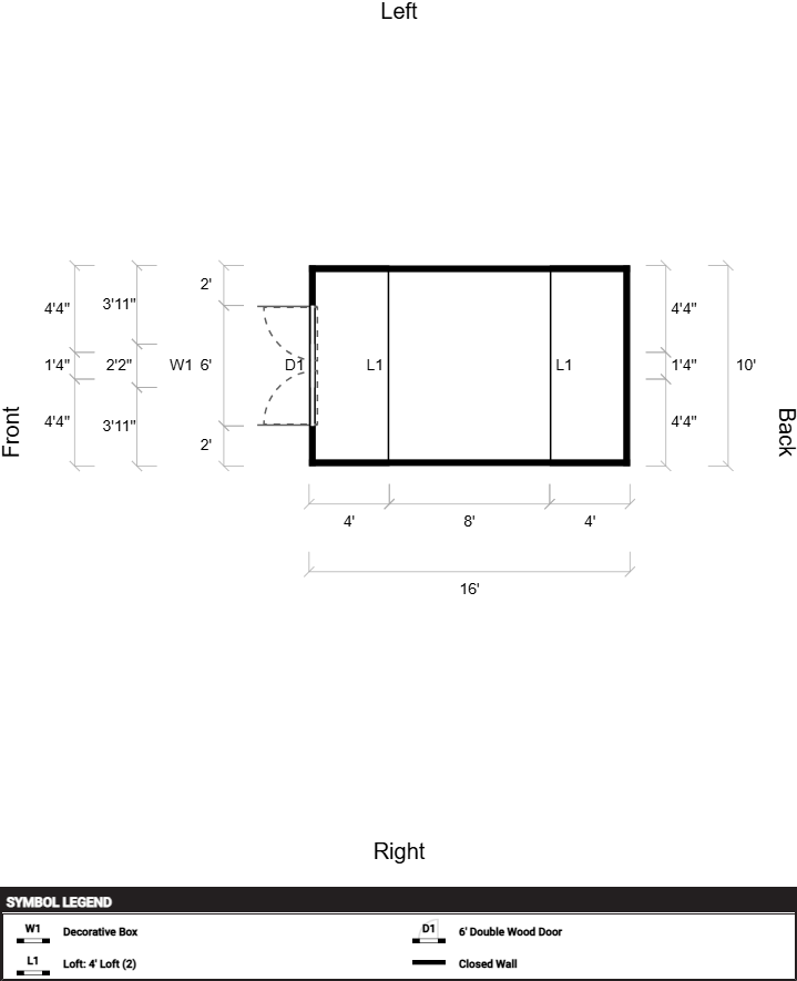 Lofted Barn 10x16 - Image 2